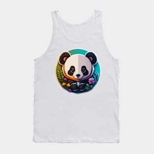 Panda Portrait Tank Top